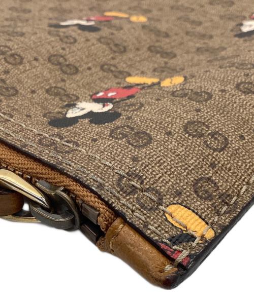 GUCCI（グッチ）GUCCI (グッチ) Disney (ディズニー) ミッキープリントトートバッグ / 547947 / GGスプリーム ベージュの古着・服飾アイテム