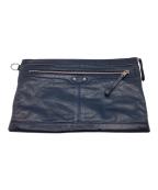 BALENCIAGAバレンシアガ）の古着「クラシック クリップ L / クラッチバッグ / 273023」｜ネイビー