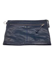 BALENCIAGA（バレンシアガ）の古着「クラシック クリップ L / クラッチバッグ / 273023」｜ネイビー