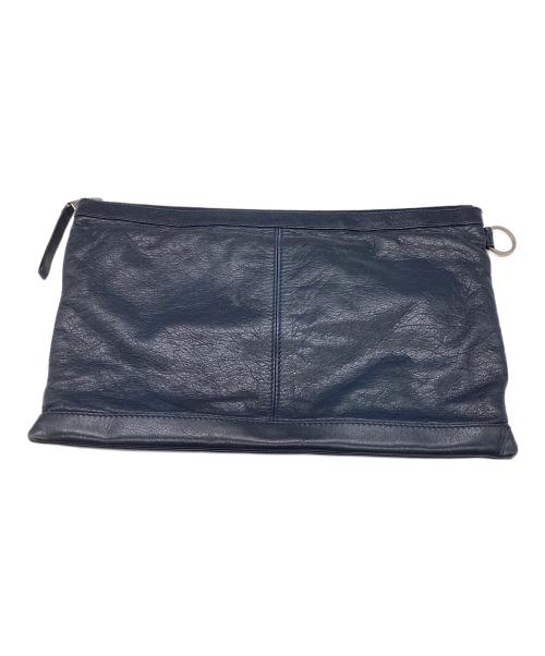 BALENCIAGA（バレンシアガ）BALENCIAGA (バレンシアガ) クラシック クリップ L / クラッチバッグ / 273023 ネイビーの古着・服飾アイテム
