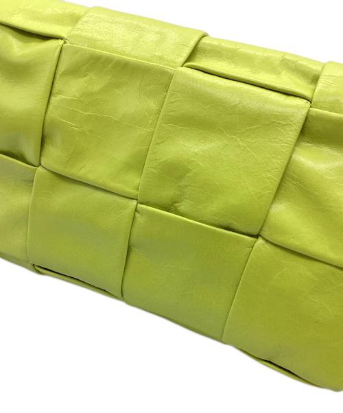 BOTTEGA VENETA（ボッテガベネタ）BOTTEGA VENETA (ボッテガベネタ) マキシイントレチャートカセット ミニバッグ イエローの古着・服飾アイテム