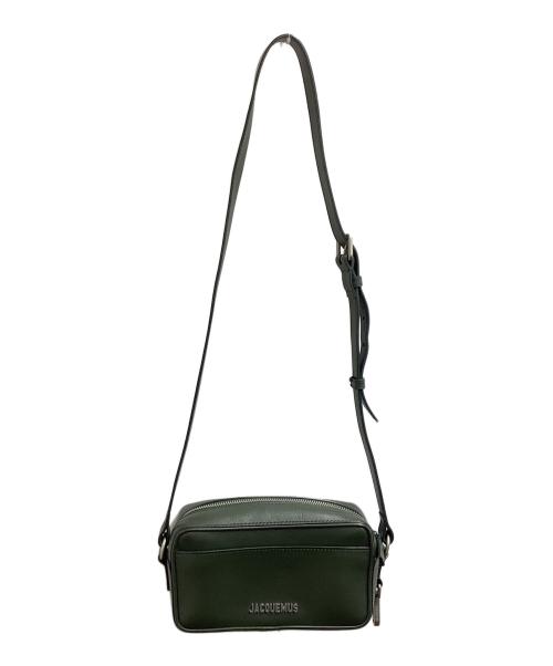 jacquemus（ジャックムス）JACQUEMUS (ジャックムス) ル バネト レザー クロスボディバッグ オリーブの古着・服飾アイテム