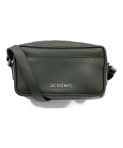 jacquemus（ジャックムス）JACQUEMUS (ジャックムス) ル バネト レザー クロスボディバッグ オリーブの古着・服飾アイテム
