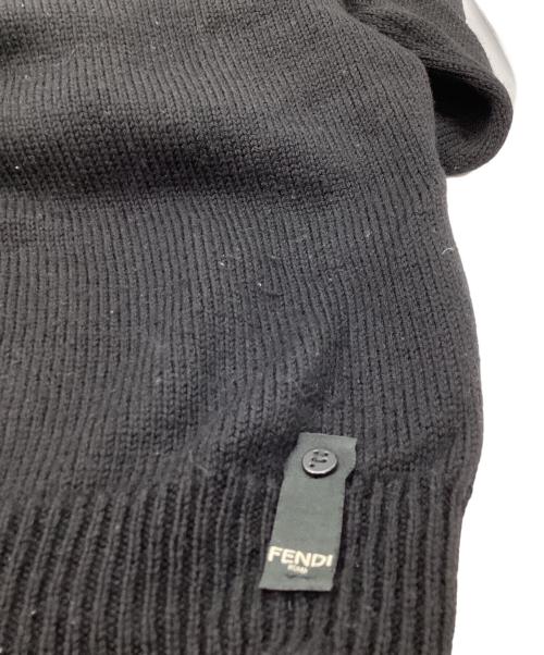 FENDI（フェンディ）FENDI  (フェンディ) 電球モチーフ ウールニット　/　FZZ155 3VY ブラック サイズ:48の古着・服飾アイテム