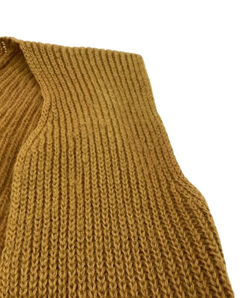 ISSEY MIYAKE（イッセイミヤケ）ISSEY MIYAKE (イッセイミヤケ) 70's ボタンレス ウールニットベスト　/　 by ALL STYLE CO.,LTD イエロー サイズ:不明の古着・服飾アイテム