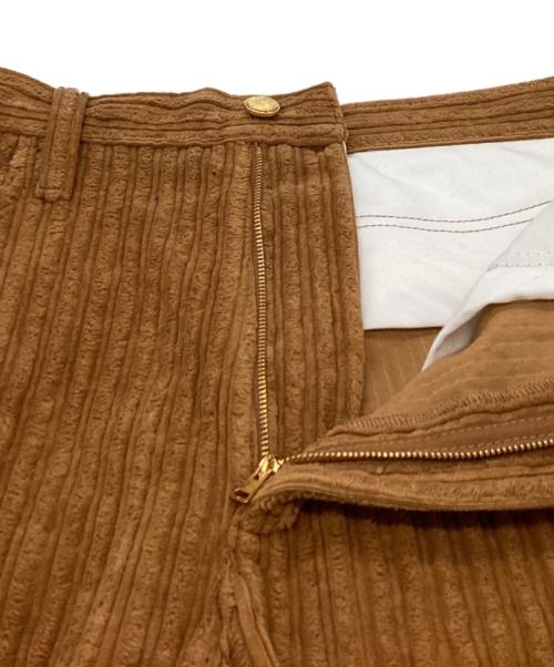 GUCCI（グッチ）GUCCI (グッチ) コーデュロイブーツカットパンツ　/　626489 XDBBJ ブラウン サイズ:34の古着・服飾アイテム
