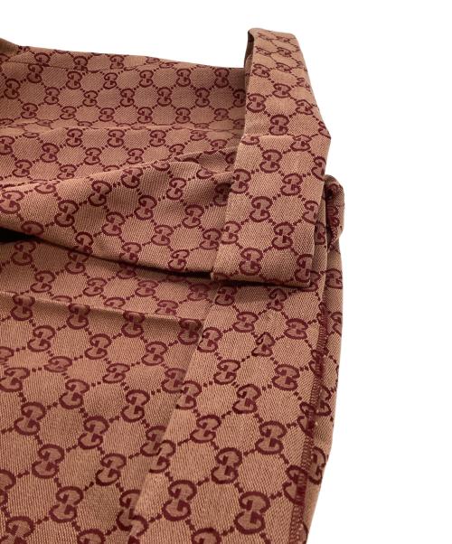 GUCCI（グッチ）GUCCI (グッチ) GG Jacquard flared Pant　/　563678 ZKU09 ブラウン サイズ:46の古着・服飾アイテム