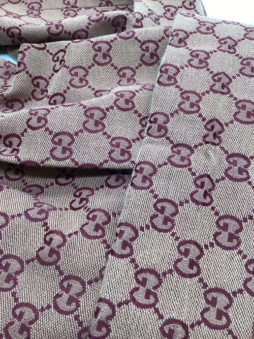 GUCCI（グッチ）GUCCI (グッチ) GG Jacquard flared Pant　/　563678 ZKU09 ブラウン サイズ:46の古着・服飾アイテム