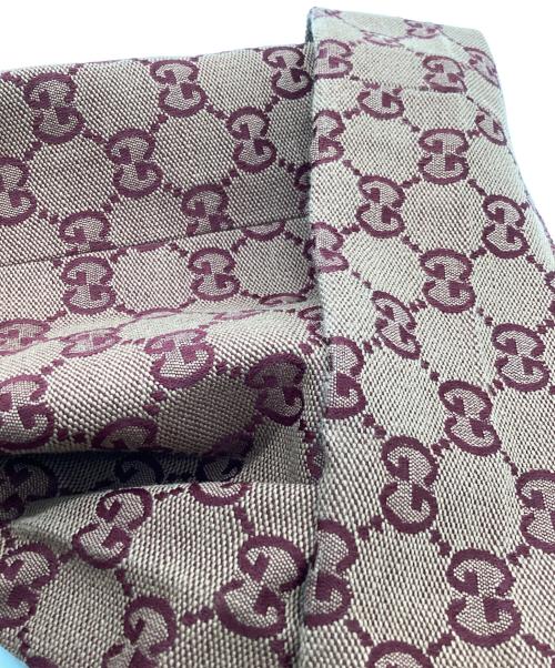 GUCCI（グッチ）GUCCI (グッチ) GG Jacquard flared Pant　/　563678 ZKU09 ブラウン サイズ:46の古着・服飾アイテム