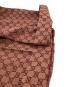 中古・古着 GUCCI (グッチ) GG Jacquard flared Pant　/　563678 ZKU09 ブラウン サイズ:46：40000円