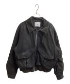SLYスライ）の古着「WASHED PUFFER ブルゾン」｜ブラウン