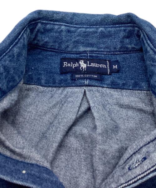 RALPH LAUREN（ラルフローレン）RALPH LAUREN (ラルフローレン) ポロベアデニムシャツ インディゴ サイズ:Mの古着・服飾アイテム