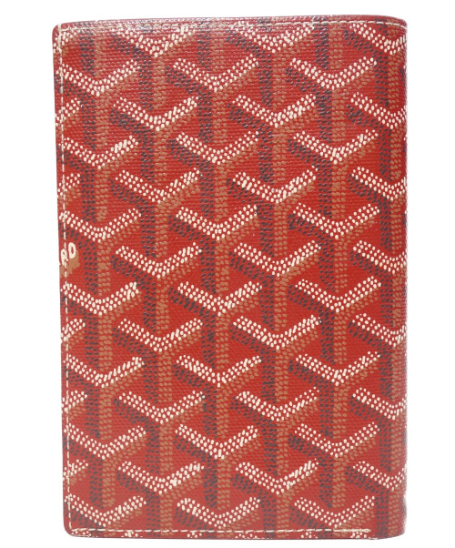 GOYARD（ゴヤール）GOYARD (ゴヤール) pierre wallet レッド CHN020064の古着・服飾アイテム