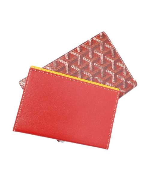 GOYARD（ゴヤール）GOYARD (ゴヤール) pierre wallet レッド CHN020064の古着・服飾アイテム
