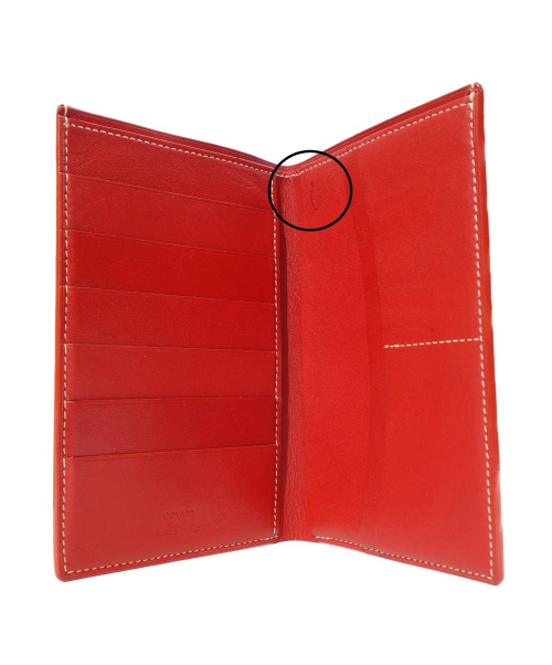 GOYARD（ゴヤール）GOYARD (ゴヤール) pierre wallet レッド CHN020064の古着・服飾アイテム