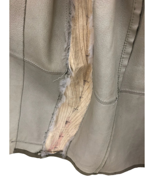 HERMES（エルメス）HERMES (エルメス) スウェードベスト グレージュ サイズ:-の古着・服飾アイテム