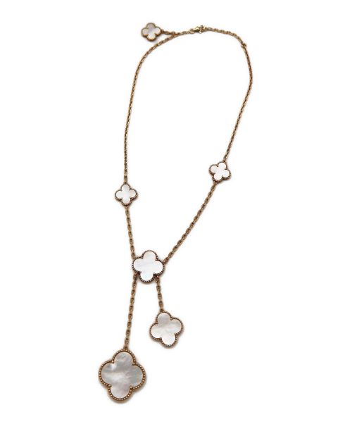 VAN CLEEF & ARPELS（ヴァンクリーフ＆アーペル）VAN CLEEF & ARPELS (ヴァンクリーフ＆アーペル) マジックアルハンブラ　6モチーフネックレス ゴールドの古着・服飾アイテム