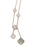 VAN CLEEF & ARPELS（ヴァンクリーフ＆アーペル）の古着「マジックアルハンブラ　6モチーフネックレス」｜ゴールド