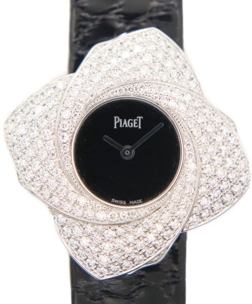 PIAGET（ピアジェ）PIAGET (ピアジェ) ブレスレットウォッチ ブラックの古着・服飾アイテム