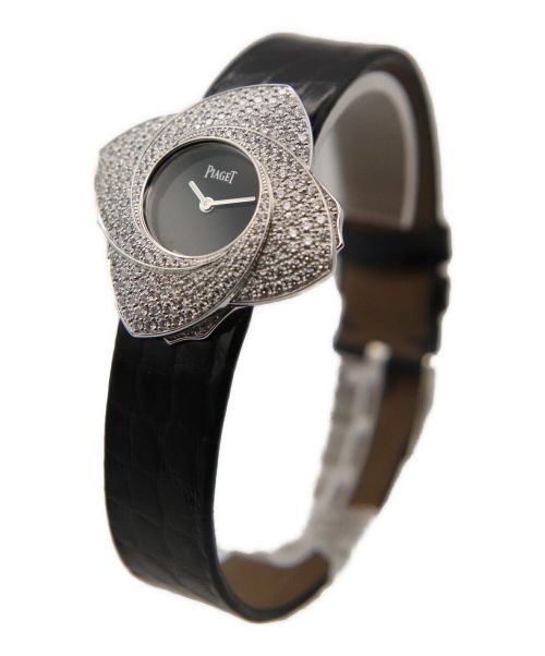 PIAGET（ピアジェ）PIAGET (ピアジェ) ブレスレットウォッチ ブラックの古着・服飾アイテム