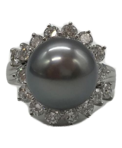 MIKIMOTO（ミキモト）MIKIMOTO (ミキモト) ブラックパールリング サイズ:15号の古着・服飾アイテム