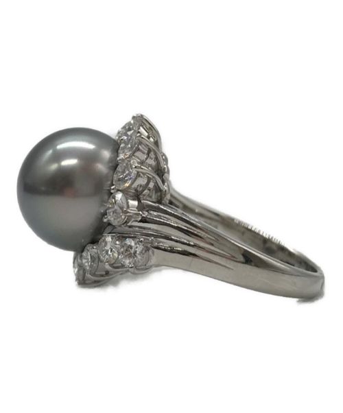 MIKIMOTO（ミキモト）MIKIMOTO (ミキモト) ブラックパールリング サイズ:15号の古着・服飾アイテム