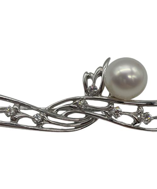MIKIMOTO（ミキモト）MIKIMOTO (ミキモト) パール付K18WGブローチ サイズ:-の古着・服飾アイテム