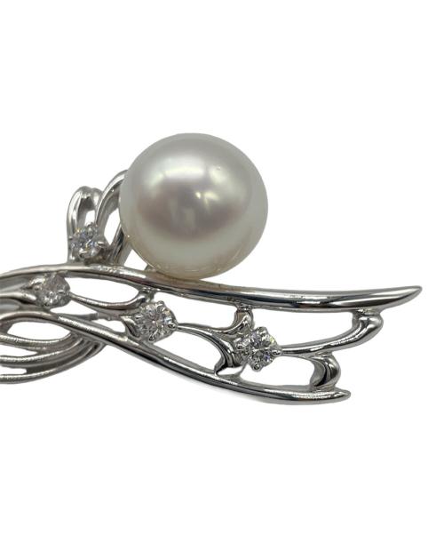 MIKIMOTO（ミキモト）MIKIMOTO (ミキモト) パール付K18WGブローチ サイズ:-の古着・服飾アイテム