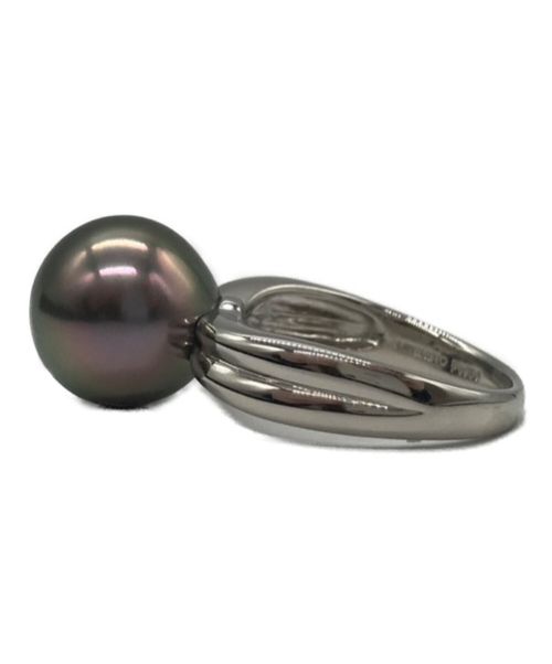 MIKIMOTO（ミキモト）MIKIMOTO (ミキモト) ブラックパールリング サイズ:15.5号の古着・服飾アイテム