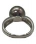 中古・古着 MIKIMOTO (ミキモト) ブラックパールリング サイズ:15.5号：108000円
