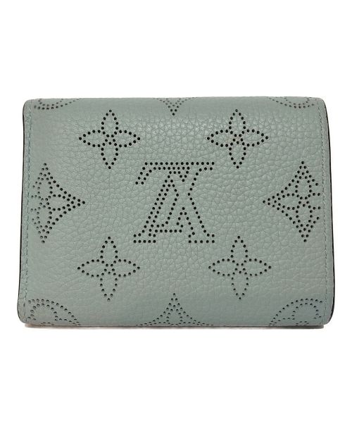 LOUIS VUITTON（ルイ ヴィトン）LOUIS VUITTON (ルイ ヴィトン) モノグラムマヒナ ポルトフォイユ・イリスXS 財布 ブルーの古着・服飾アイテム