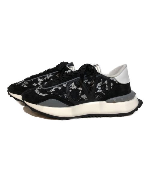 VALENTINO（ヴァレンティノ）VALENTINO (ヴァレンティノ) 22SS VLogo LACERUNNER レースランナー レース X メッシュ スニーカー ブラック サイズ:40の古着・服飾アイテム