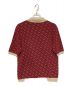 GUCCI (グッチ) 21-22AW GGダイアゴナル シルク ポロセーター ポロシャツ レッド サイズ:L：49800円