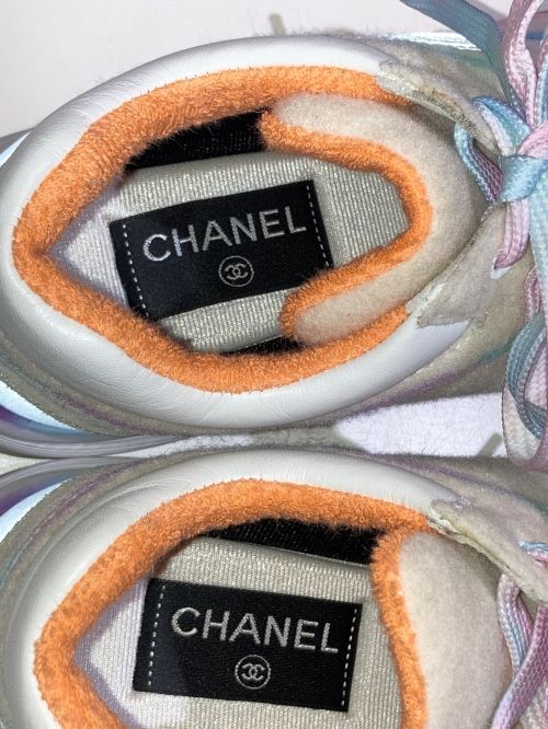 CHANEL（シャネル）CHANEL (シャネル) ココマーク スニーカー マルチカラー サイズ:37の古着・服飾アイテム