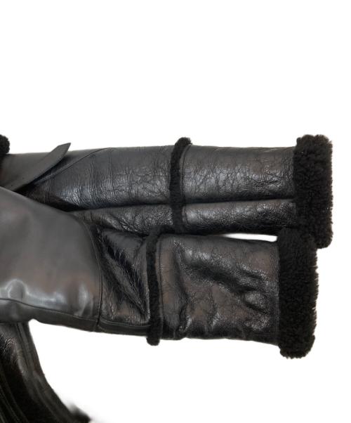 BALENCIAGA（バレンシアガ）BALENCIAGA (バレンシアガ) シアリングボンバージャケット ボンバルディア 518095 TSH11 ブラック サイズ:34の古着・服飾アイテム