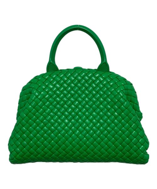 BOTTEGA VENETA（ボッテガベネタ）BOTTEGA VENETA (ボッテガベネタ) 2WAY スモール トップハンドルバッグ グリーンの古着・服飾アイテム