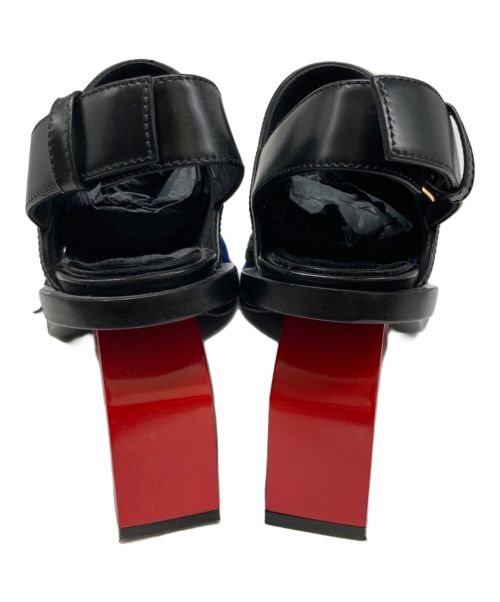 MARNI（マルニ）MARNI (マルニ) カラーブロックサンダル ブラック サイズ:35の古着・服飾アイテム