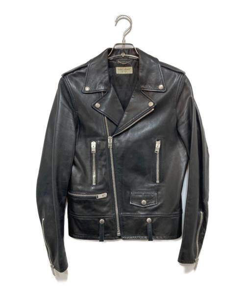 Saint Laurent Paris（サンローランパリ）Saint Laurent Paris (サンローランパリ) クラシックモーターサイクルライダースジャケット　LO1型　397290 Y5YA1 ブラック サイズ:44の古着・服飾アイテム