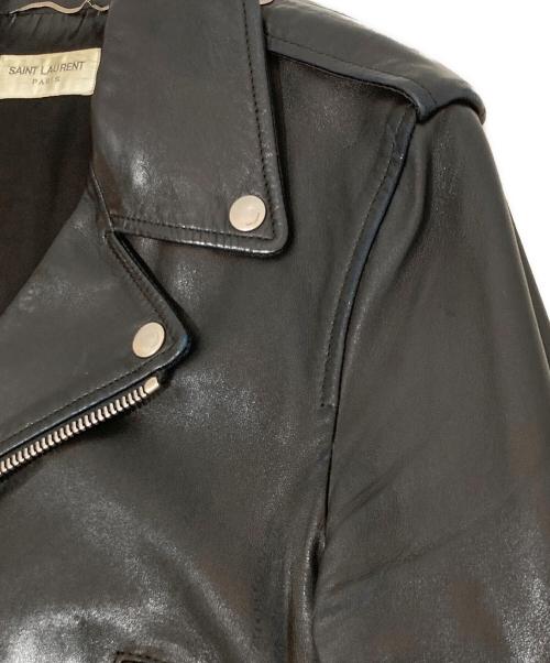 Saint Laurent Paris（サンローランパリ）Saint Laurent Paris (サンローランパリ) クラシックモーターサイクルライダースジャケット　LO1型　397290 Y5YA1 ブラック サイズ:44の古着・服飾アイテム