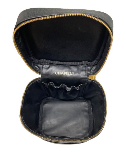 CHANEL（シャネル）CHANEL (シャネル) バニティバッグ ブラックの古着・服飾アイテム