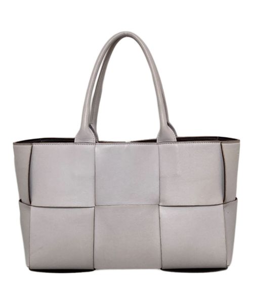 BOTTEGA VENETA（ボッテガベネタ）BOTTEGA VENETA (ボッテガベネタ) スモール アルコ トートバッグ ホワイトの古着・服飾アイテム