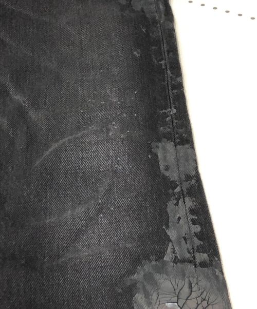 JIL SANDER（ジルサンダー）JIL SANDER (ジルサンダー) コーティング デニムパンツ ブラック サイズ:Sの古着・服飾アイテム