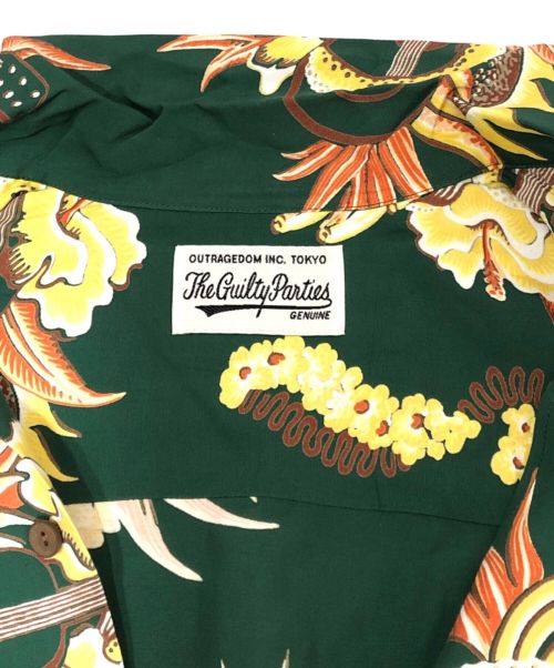 WACKO MARIA（ワコマリア）WACKO MARIA (ワコマリア) アロハシャツ グリーン サイズ:Lの古着・服飾アイテム