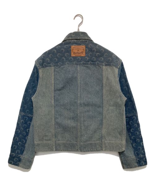 MARINE SERRE（マリーンセル）MARINE SERRE (マリーンセル) REGENERATED DENIM JACKET ブルー サイズ:Mの古着・服飾アイテム