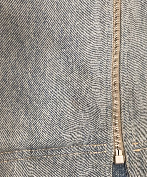 MARINE SERRE（マリーンセル）MARINE SERRE (マリーンセル) REGENERATED DENIM JACKET ブルー サイズ:Mの古着・服飾アイテム
