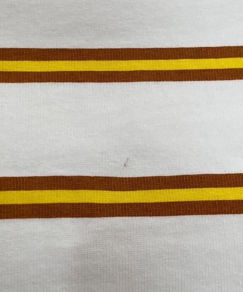 Acy（エイシー）Acy (エイシー) CUP AND CONE (カップアンドコーン) ボーダーTシャツ ホワイト サイズ:01の古着・服飾アイテム