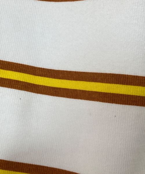 Acy（エイシー）Acy (エイシー) CUP AND CONE (カップアンドコーン) ボーダーTシャツ ホワイト サイズ:01の古着・服飾アイテム