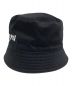 MARNI (マルニ) ロゴ刺繍コットンツイルバケットハット ブラック サイズ:M：8000円