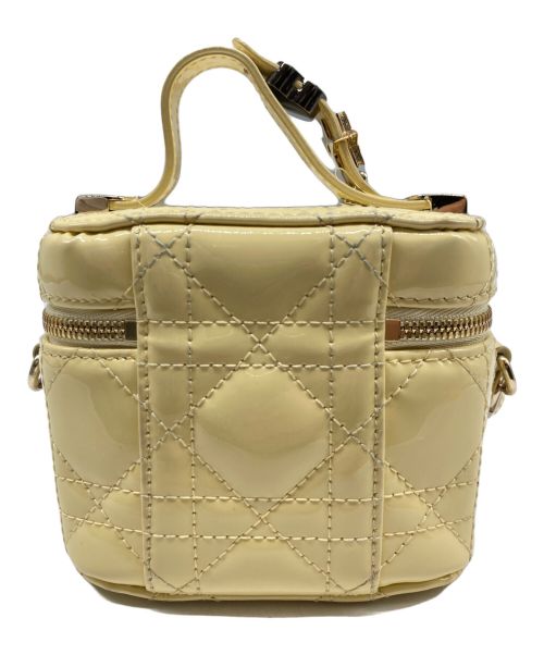 Christian Dior（クリスチャン ディオール）Christian Dior (クリスチャン ディオール) レディディオールマイクロバニティ イエローの古着・服飾アイテム