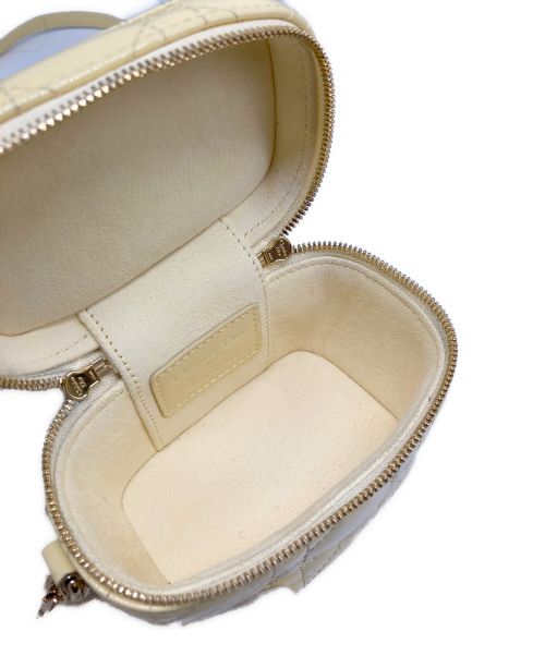 Christian Dior（クリスチャン ディオール）Christian Dior (クリスチャン ディオール) レディディオールマイクロバニティ イエローの古着・服飾アイテム